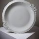 Large serving dish in fine white Limoges porcelain, vintage/antique