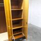 French wardrobe with tapered legs, 3 doors, 1 mirror (27*130), and 1 drawer.