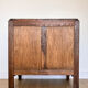 Antique commode with carved relief