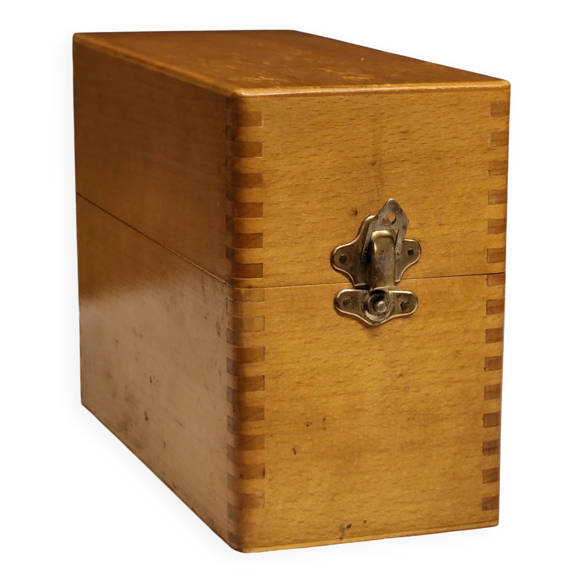 "Vintage" index card boxes