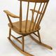 Vintage 1960s minimalist Danish rocking chair rocking chair