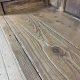 Large antique wooden Spanish bench from the 19th century