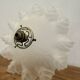 Vintage lampshade lace pleated transparent glass claw