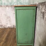 Parisian buffet, aged green patina