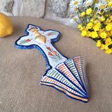 Quimper ceramic holy water font