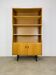 Etagère bibliothèque moderniste des années 50, chêne clair, vintage