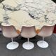 6 chaises Tulip par Eero Saarinen, édition Knoll International