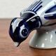 Ceramic bird candlestick from the Danish mid-century studio of Søholm, 1960s.