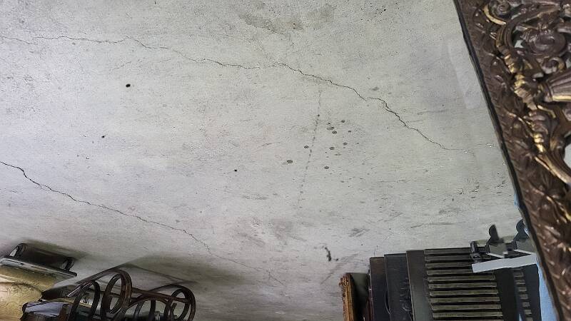 ANCIENT MIRROR WITH PARCLOSES FROM THE NAPOLEON III ERA