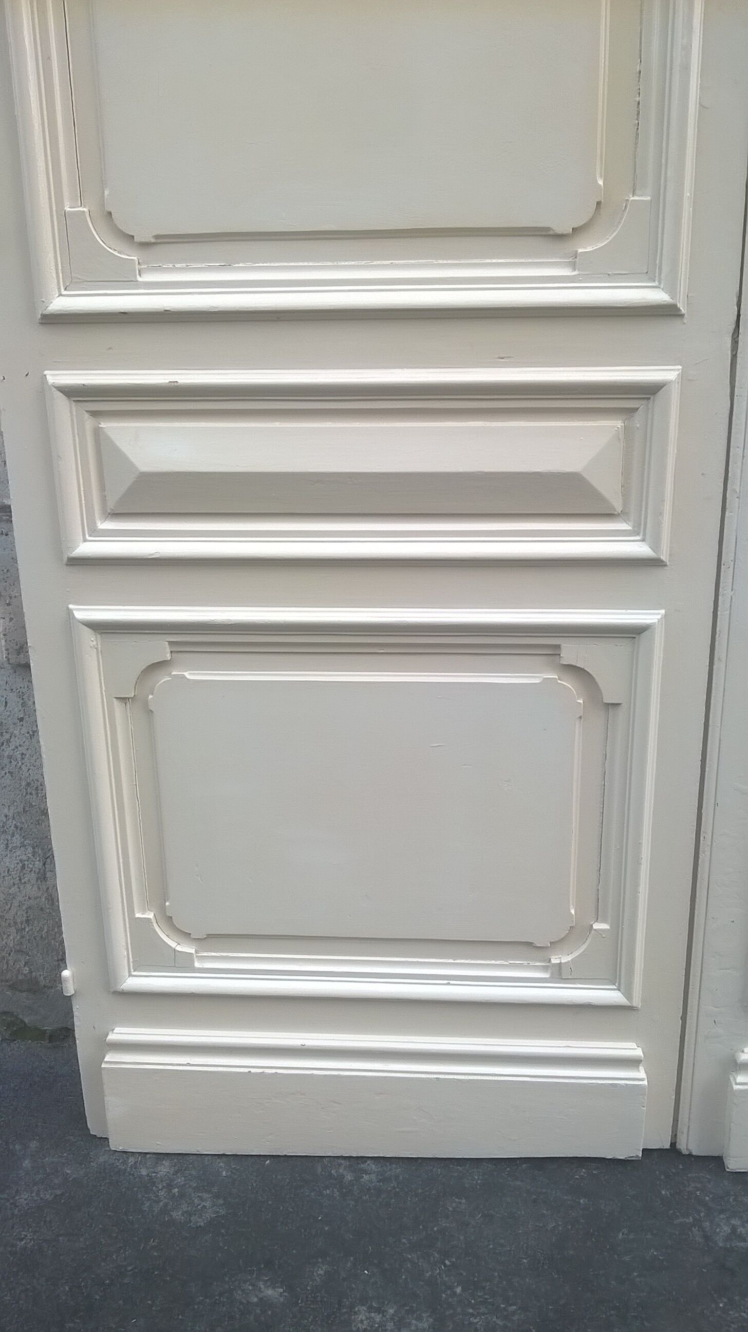 Old Haussmann double doors