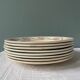 Series of 8 dessert plates 1900 in Longwy earthenware