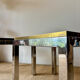 Pair of Linéa side tables - Willy Rizzo