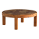 Sallingboe, Design/One, Large round coffee table in pine and ceramic, 1970