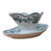 Old sauce boat on fixed frame Guadeloupe Saint Amand ceramic model