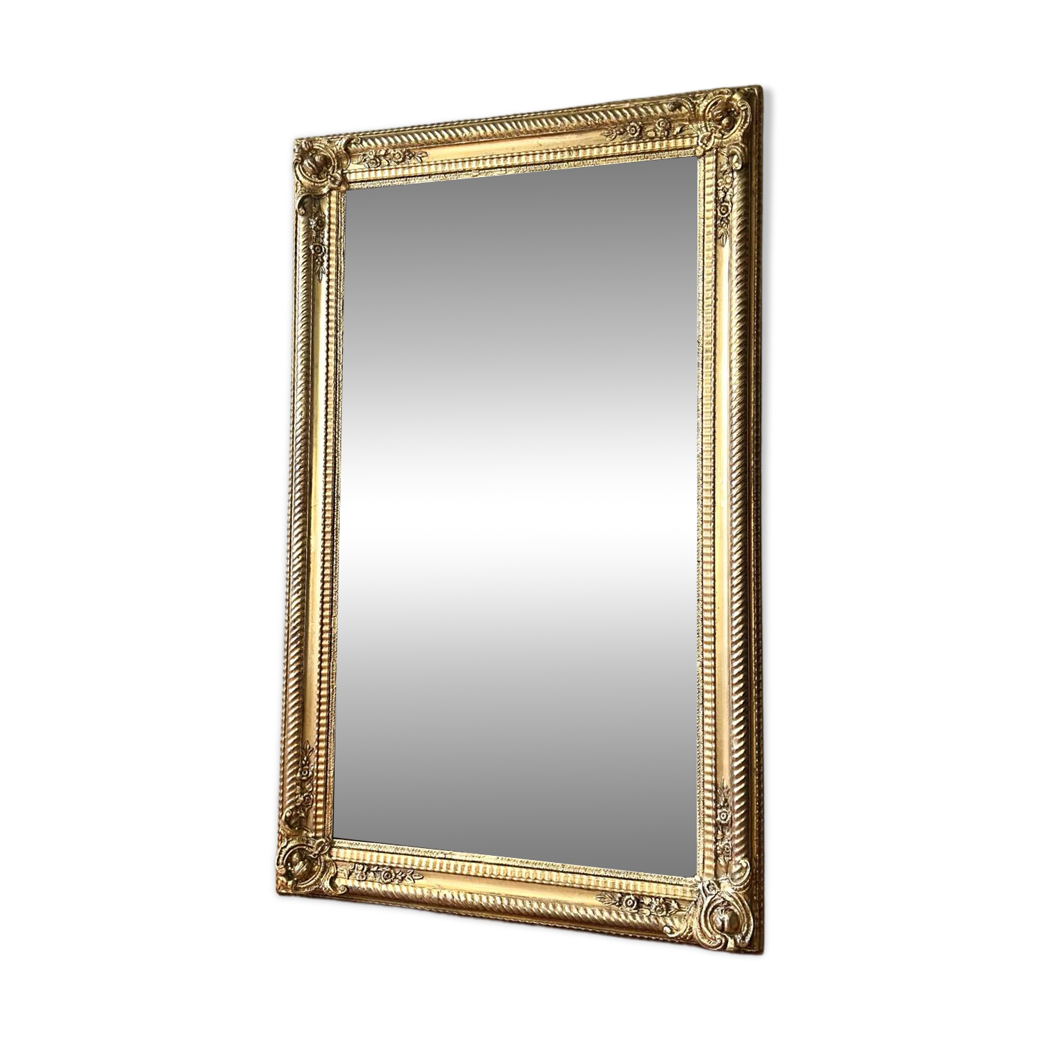 Miroir ancien doré époque début XIXème