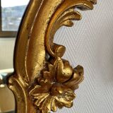 Large golden baroque style mirror – Vintage