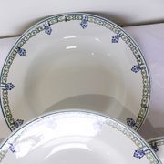 4 vintage deep plates from St Amand 211239