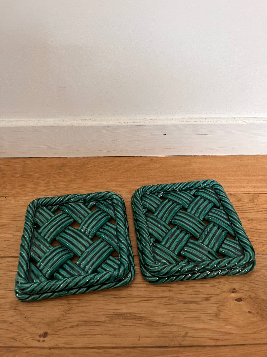 Vallauris coasters and bottle coasters