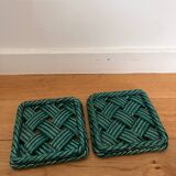 Vallauris coasters and bottle coasters