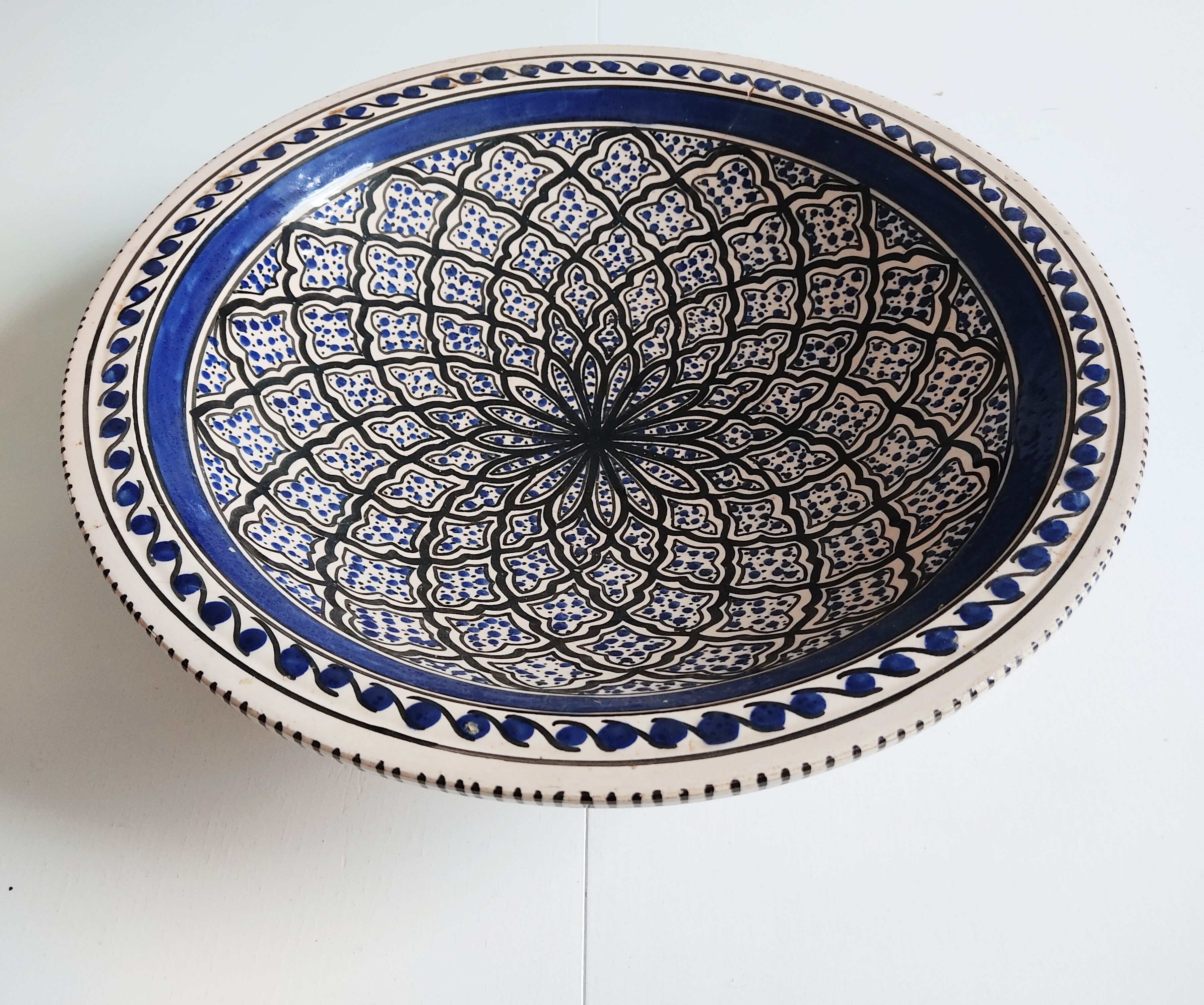 Empty turkish ceramic pocket