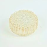 Mid Century Amber Bubble Glass Wall Light By H. Tynell For Limburg, 1970s