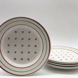 6 Dessert plates "K.G Lunévilles"