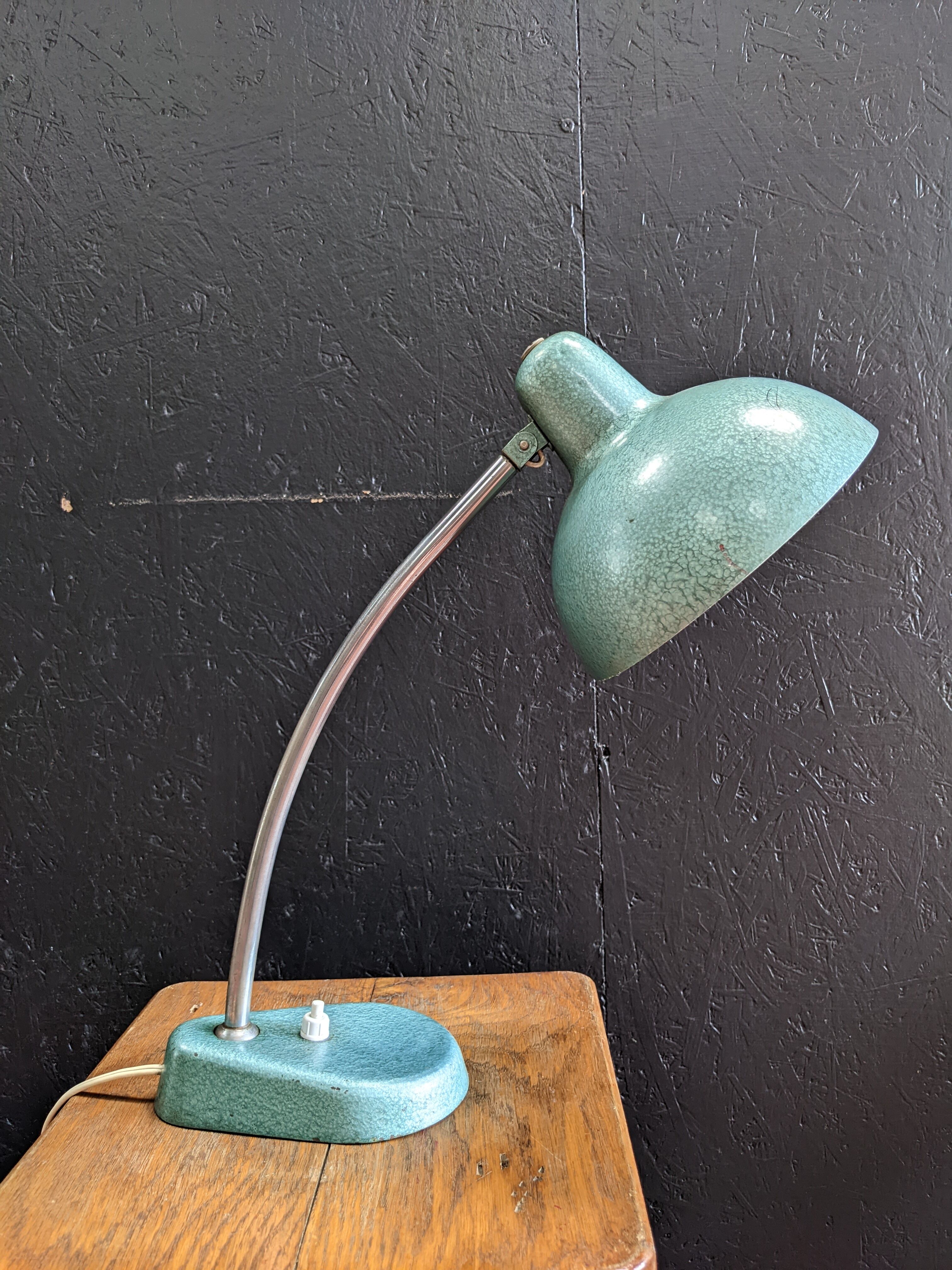 Industrial desk lamp