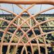 Vintage rattan magazine door, Czech