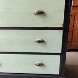 Commode verte 3 tiroirs