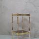 Hollywood Regency Italian brass etagere, 1970s