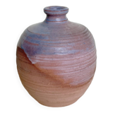 Mini Soliflore in Blue and Pink Enameled Stoneware