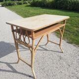 Rattan desk