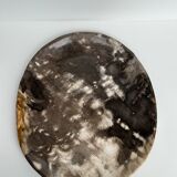 Dish in petrified wood