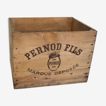 Caisse en bois Pernod Fils