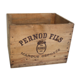 Pernod Fils wooden crate