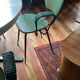4 chaises vertes (Dans le gout de) jacques Hitier