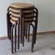 Vintage school stools