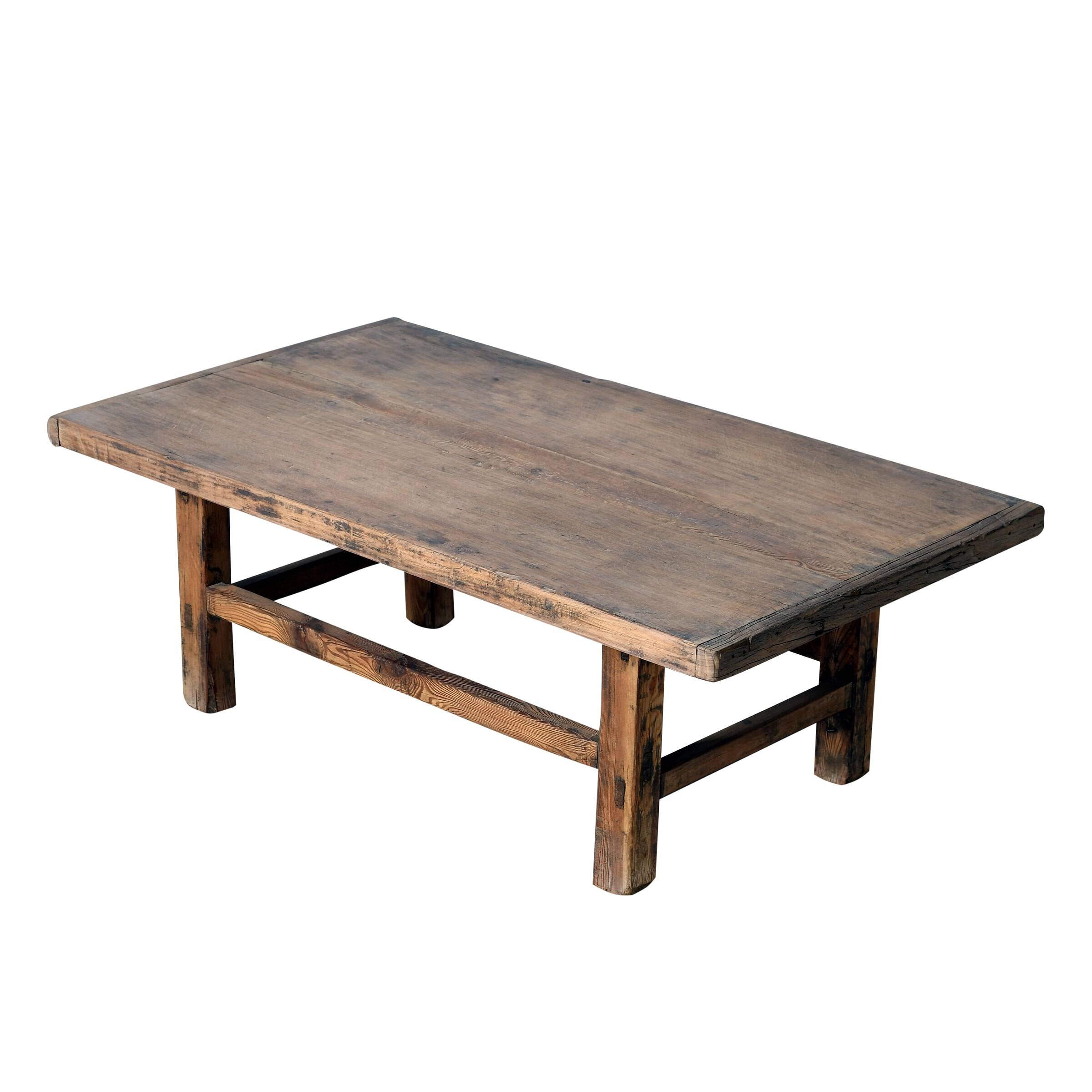 Fuzhou - Small antique Chinese coffee table in elm no. 2