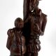 Lampe sculpturale « Don Quichotte, Sancho Panza », Forêt-Noire, vers 1950