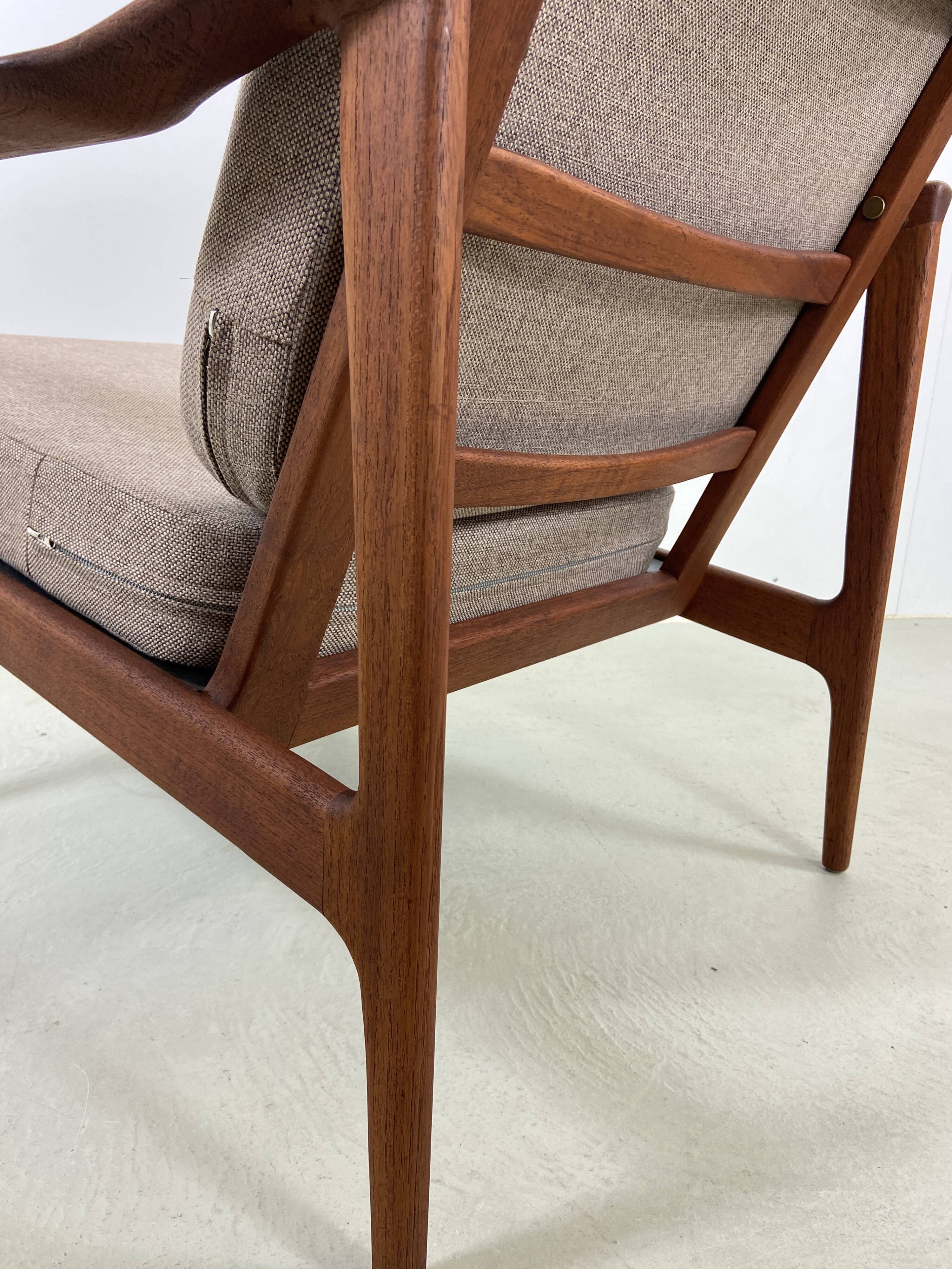 Danish teak armchair by Ib Kofod-Larsen for Selig