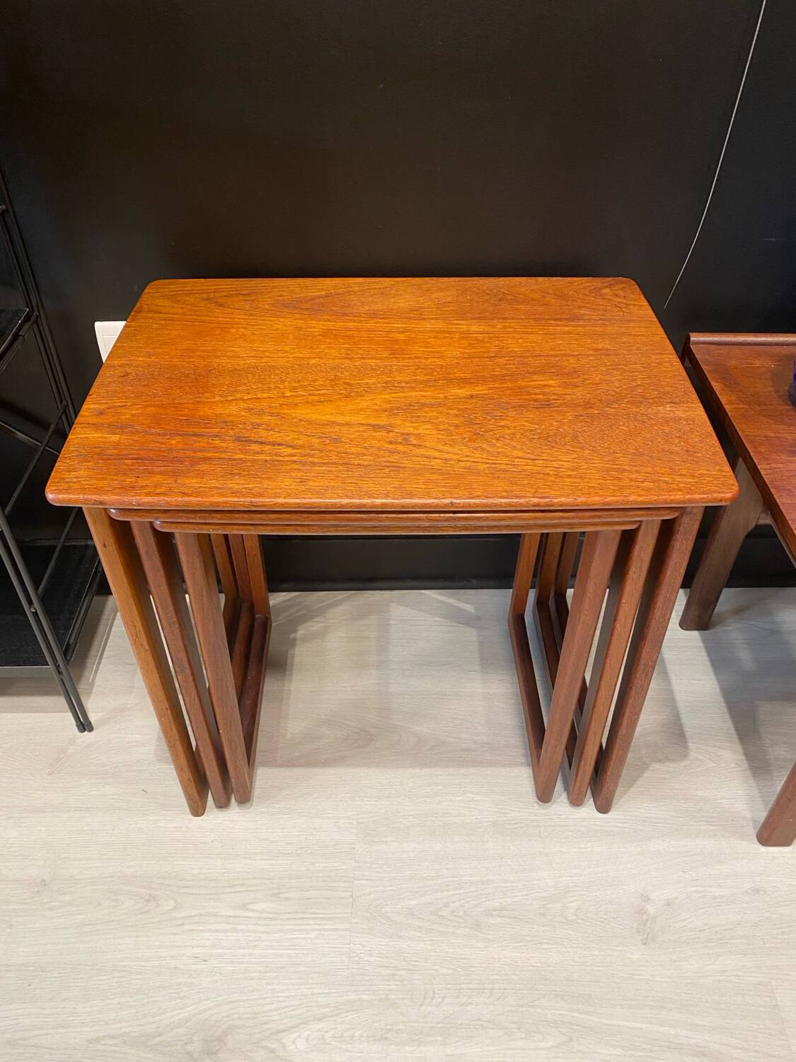 Table gigogne teck scandinave 1970