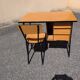 Vintage 1960s Formica desk and chair set.