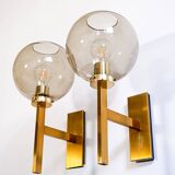 Pair of wall sconces by Holger Johansson.