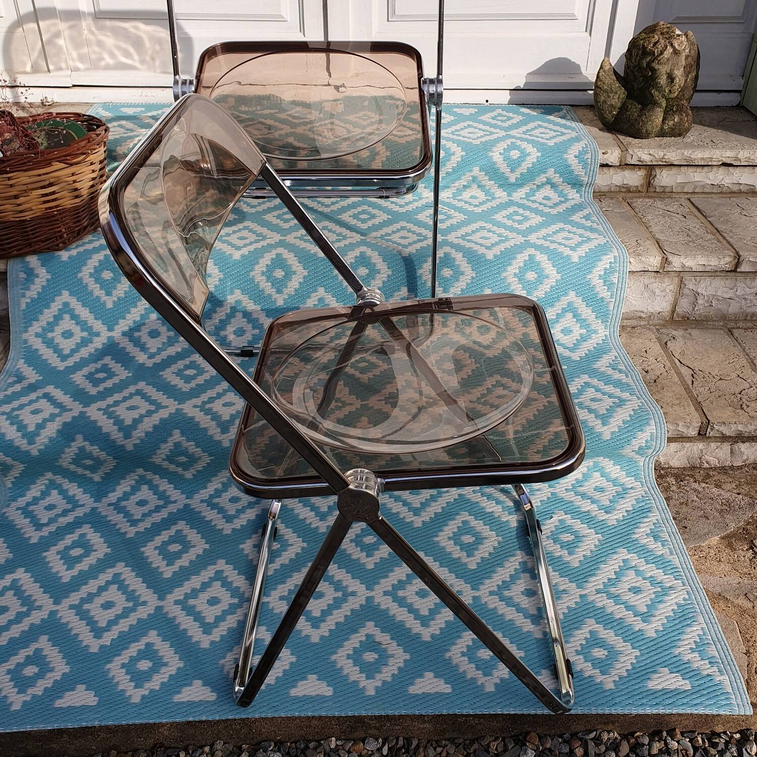 2 Folding chairs by Giancarlo Piretti for Castelli, Italy