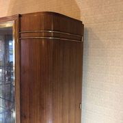 1940s silver display cabinet