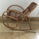Rocking child rattan