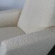 Paire de fauteuils 1960 bouclettes laine