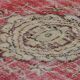 One-of-a-kind turkish handwoven vintage rug - rustic vintage charm 260x 158