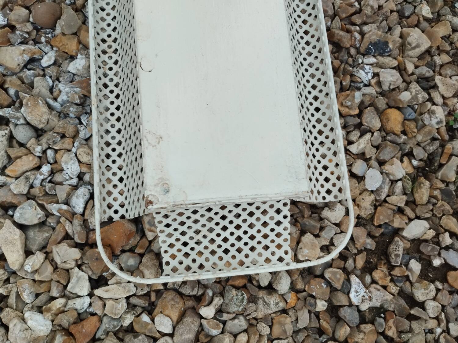 Antique vintage wrought iron planter