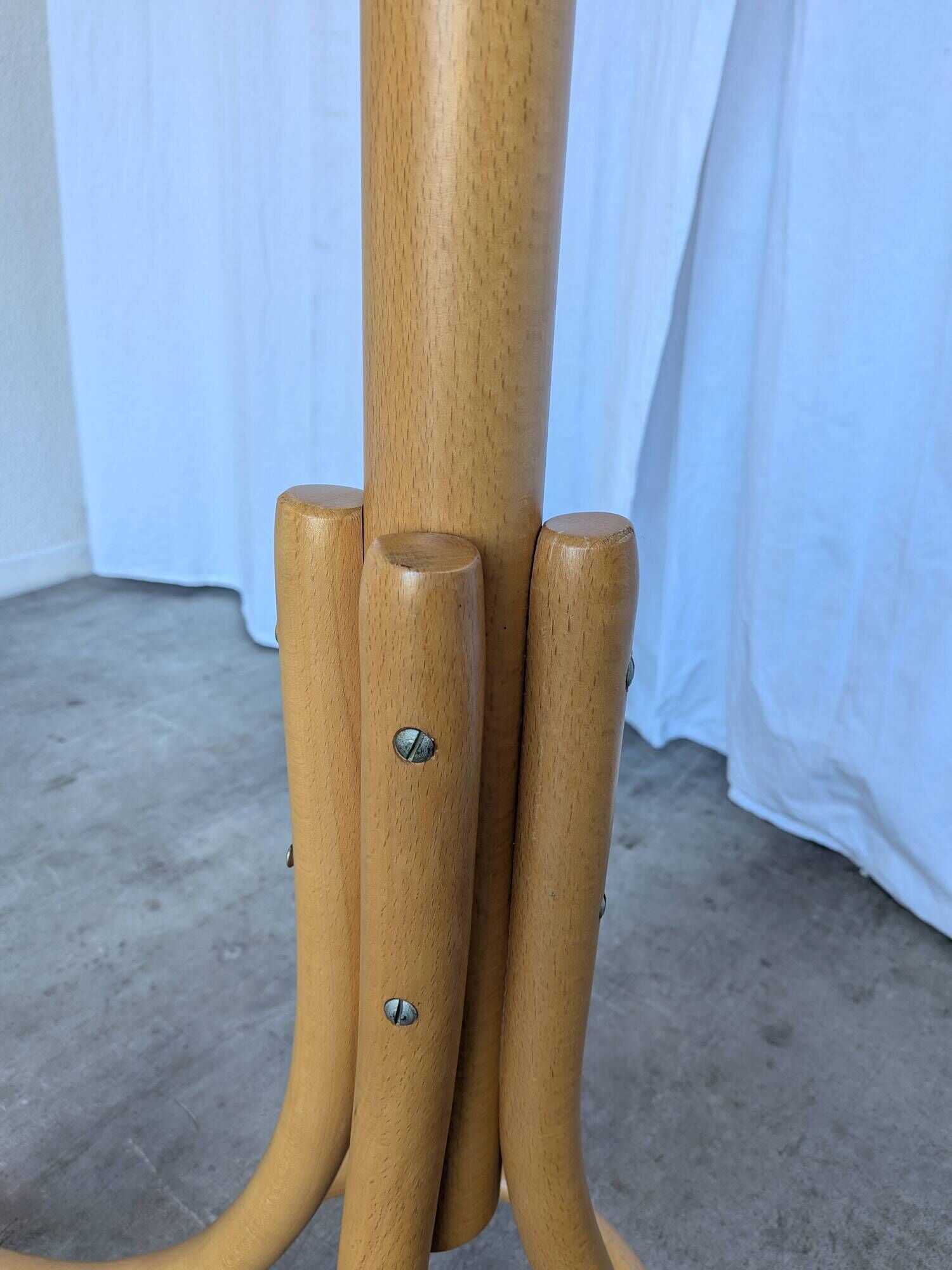 Vintage Bentwood Coat Stand in Thonet Style with Umbrella Holder / Hall Tre